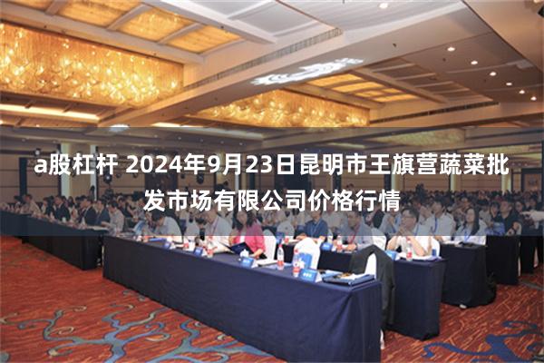 a股杠杆 2024年9月23日昆明市王旗营蔬菜批发市场有限公司价格行情