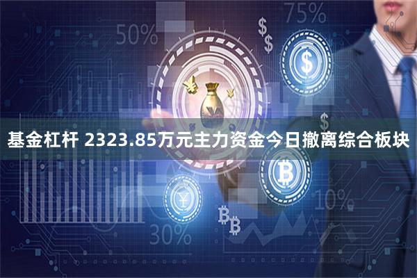 基金杠杆 2323.85万元主力资金今日撤离综合板块