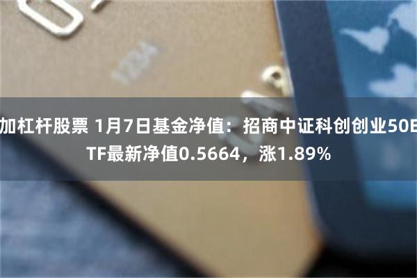 加杠杆股票 1月7日基金净值：招商中证科创创业50ETF最新净值0.5664，涨1.89%