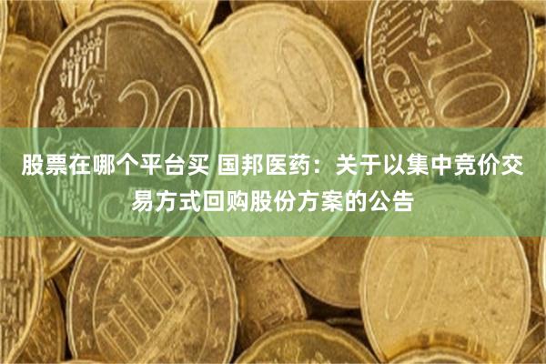 股票在哪个平台买 国邦医药：关于以集中竞价交易方式回购股份方案的公告